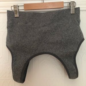 Ribbed grey sport bra  XXL